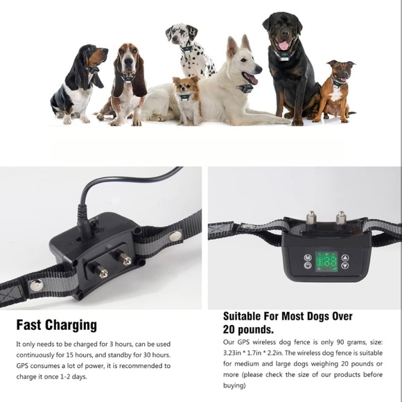 Wireless Dog Fence GPS Pet Containment System, Dog Fence Electric GPS - Picture 4 of 7